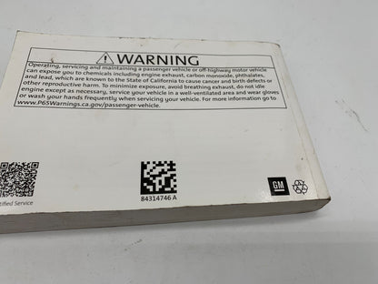 2020 GMC Terrain Terrain Denali Owners Manual OEM D01B60017