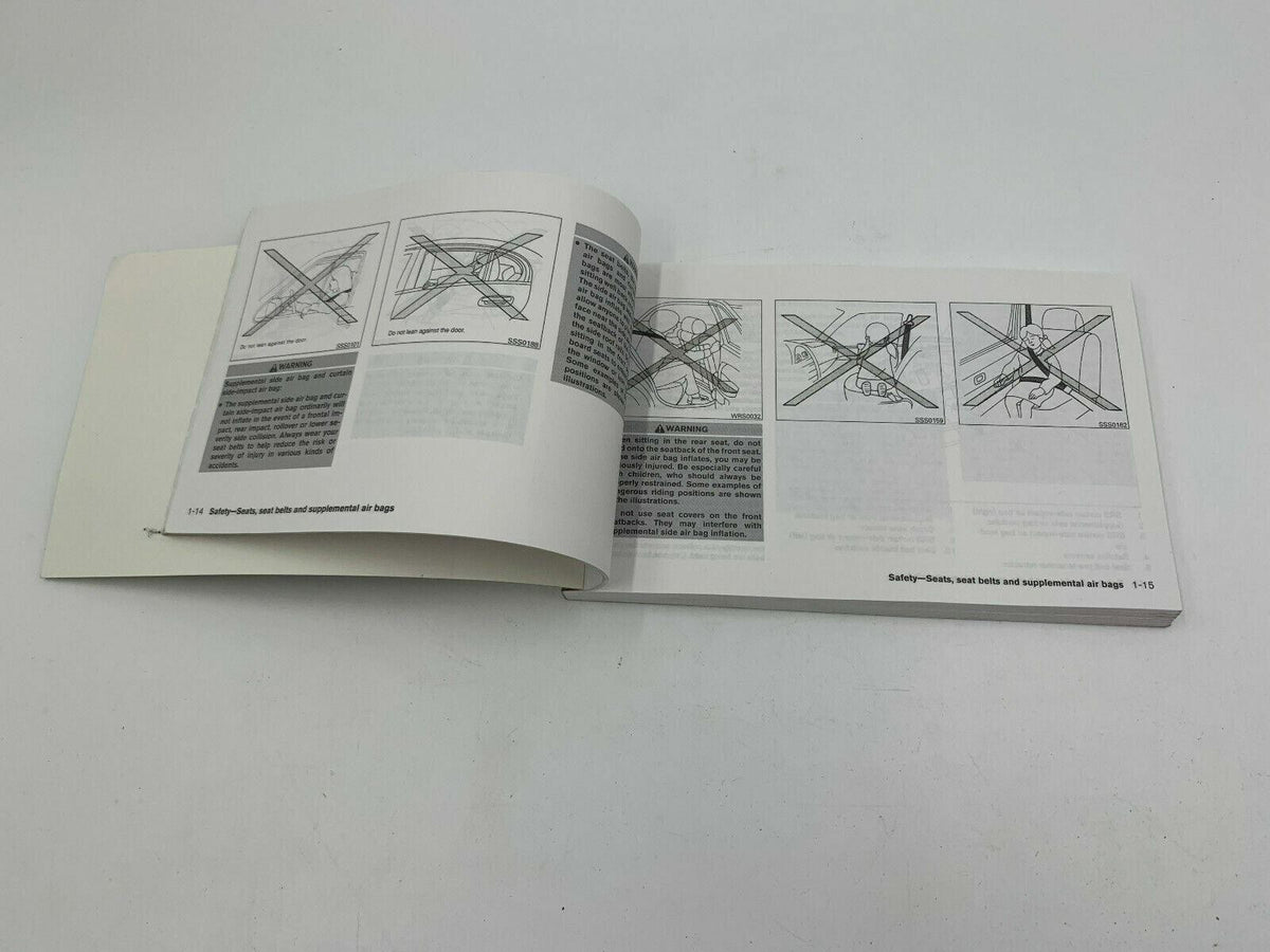 2004 Nissan Maxima Owners Manual OEM D02B25087