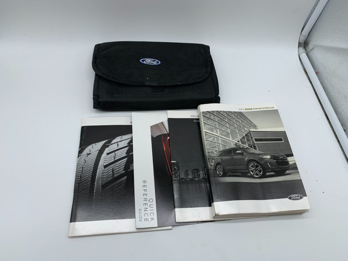 2014 Ford Edge Owners Manual Set with Case OEM A01B50012