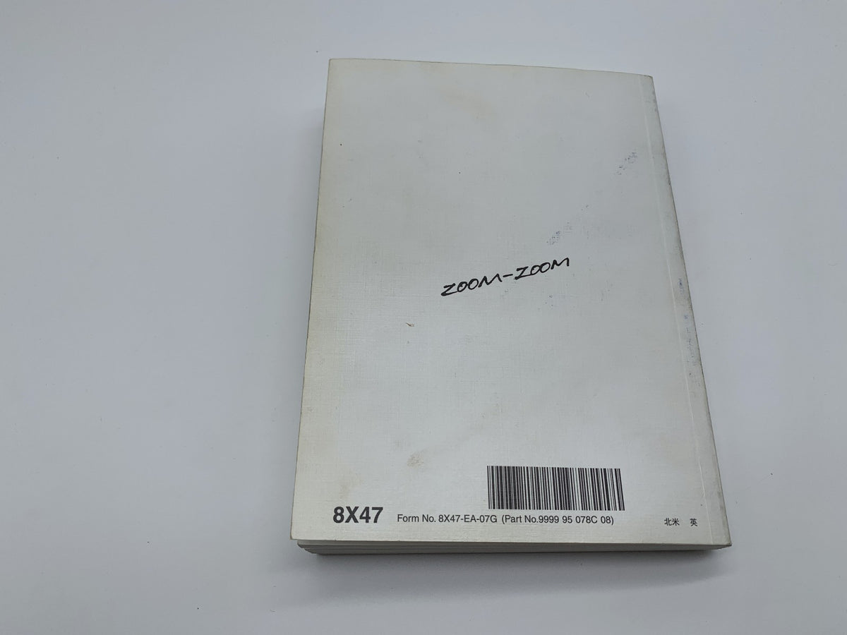 2008 Mazda 6 Owners Manual OEM R01B02017