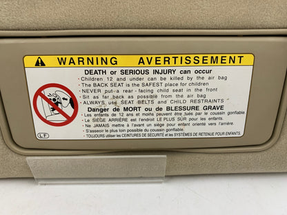 2001-2006 Lexus GS430 Passenger Sun Visor Beige Illuminated OEM D01B01015