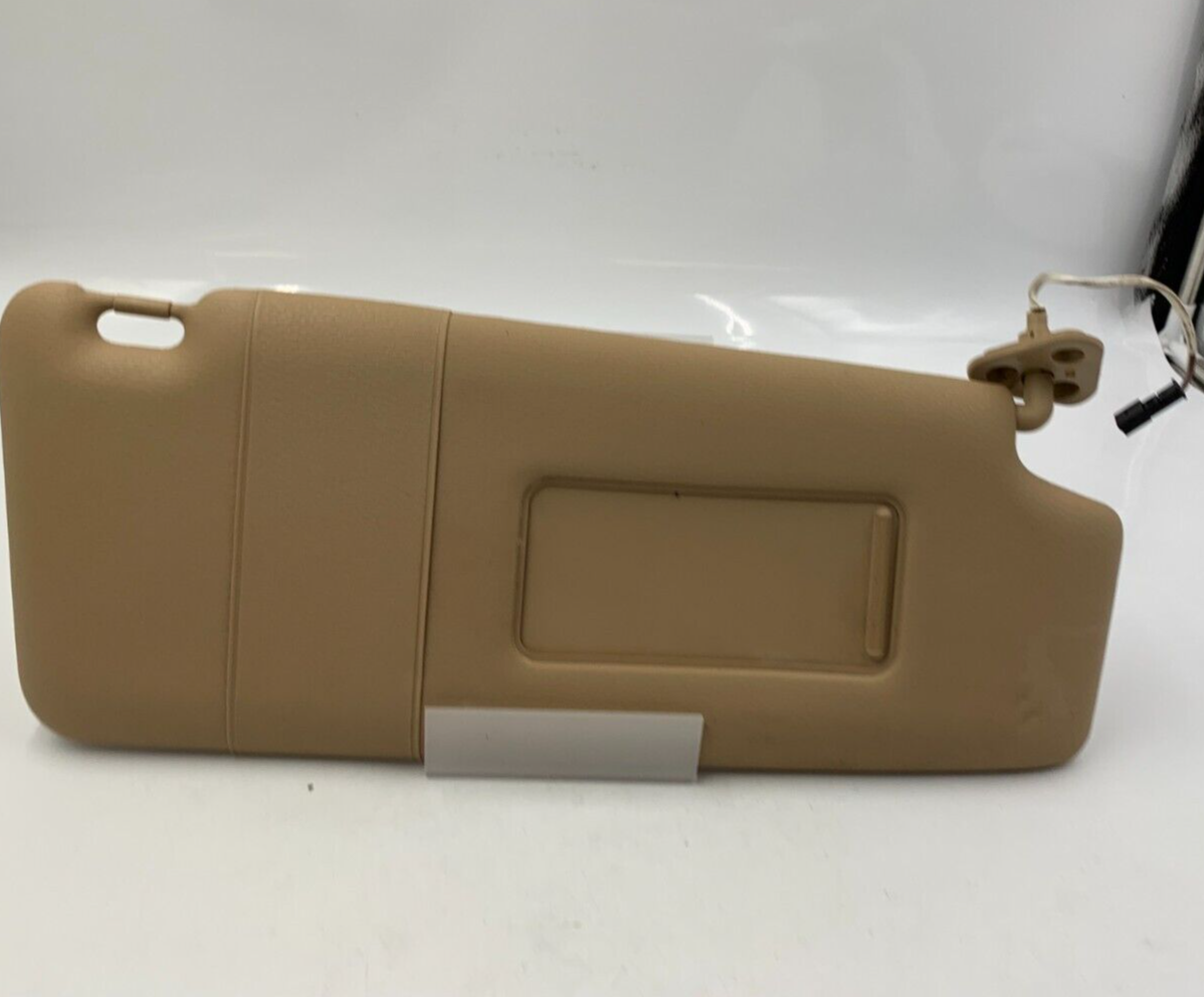 2007-2010 BMW X3 Passenger Sun Visor Illuminated Tan OEM D04B11048