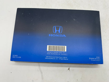 2015 Honda Accord Sedan Owners Manual Set with Case OEM A03B14056