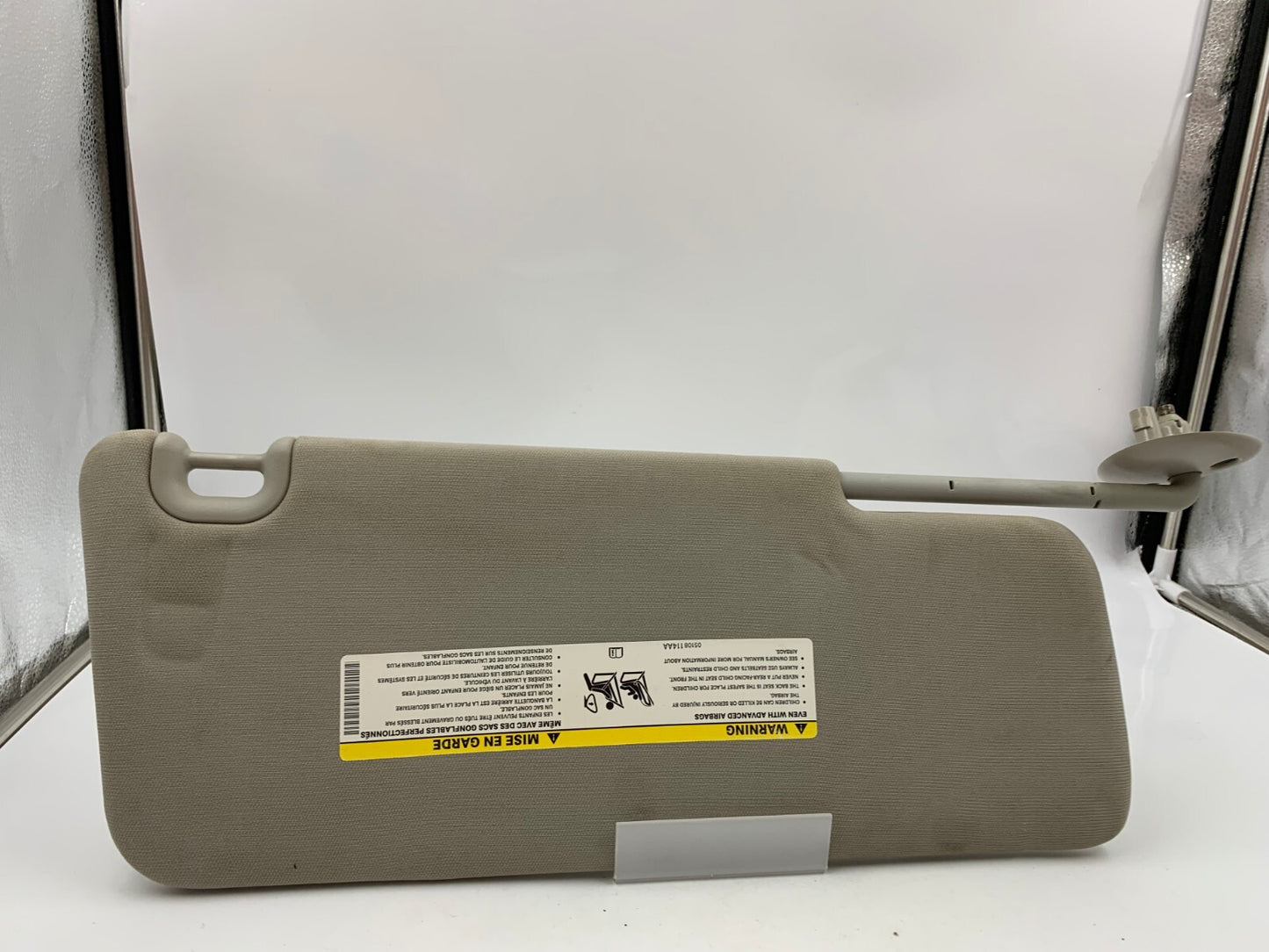 2013-2020 Dodge Ram 1500 Driver Sun Visor Sunvisor Gray OEM C02B03002