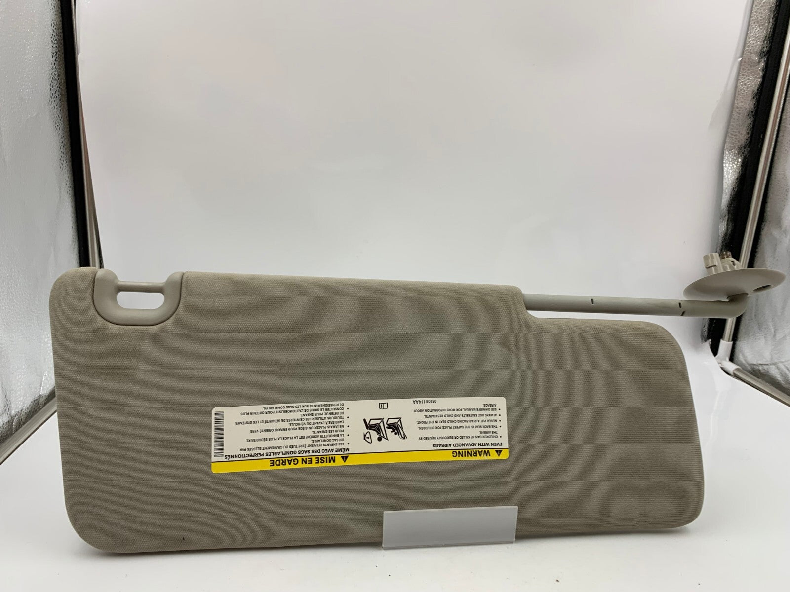 2013-2020 Dodge Ram 1500 Driver Sun Visor Sunvisor Gray OEM C02B03002