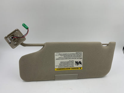 2007-2010 Ford Edge Passenger Sun Visor Sunvisor Beige Illumination E03B62002