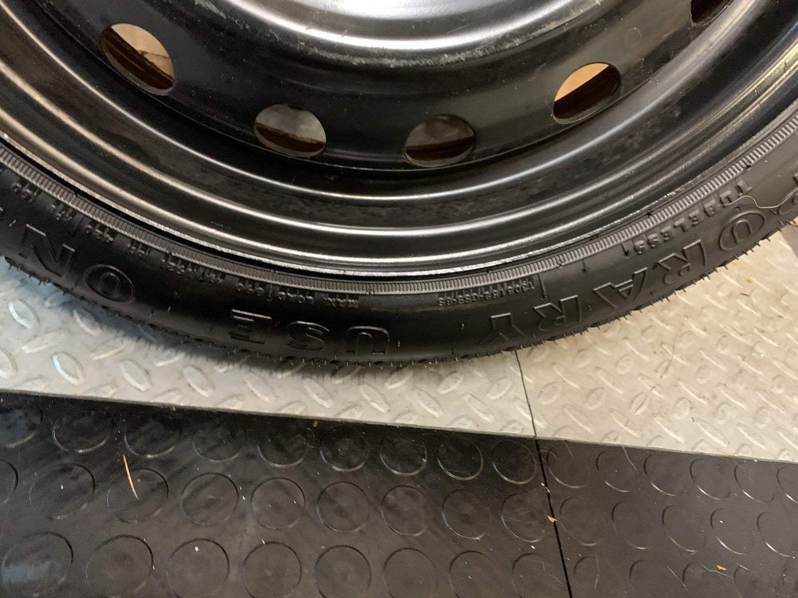 2007-2012 Nissan Versa 15" Spare Tire Wheel Compact Donut T125/70D15