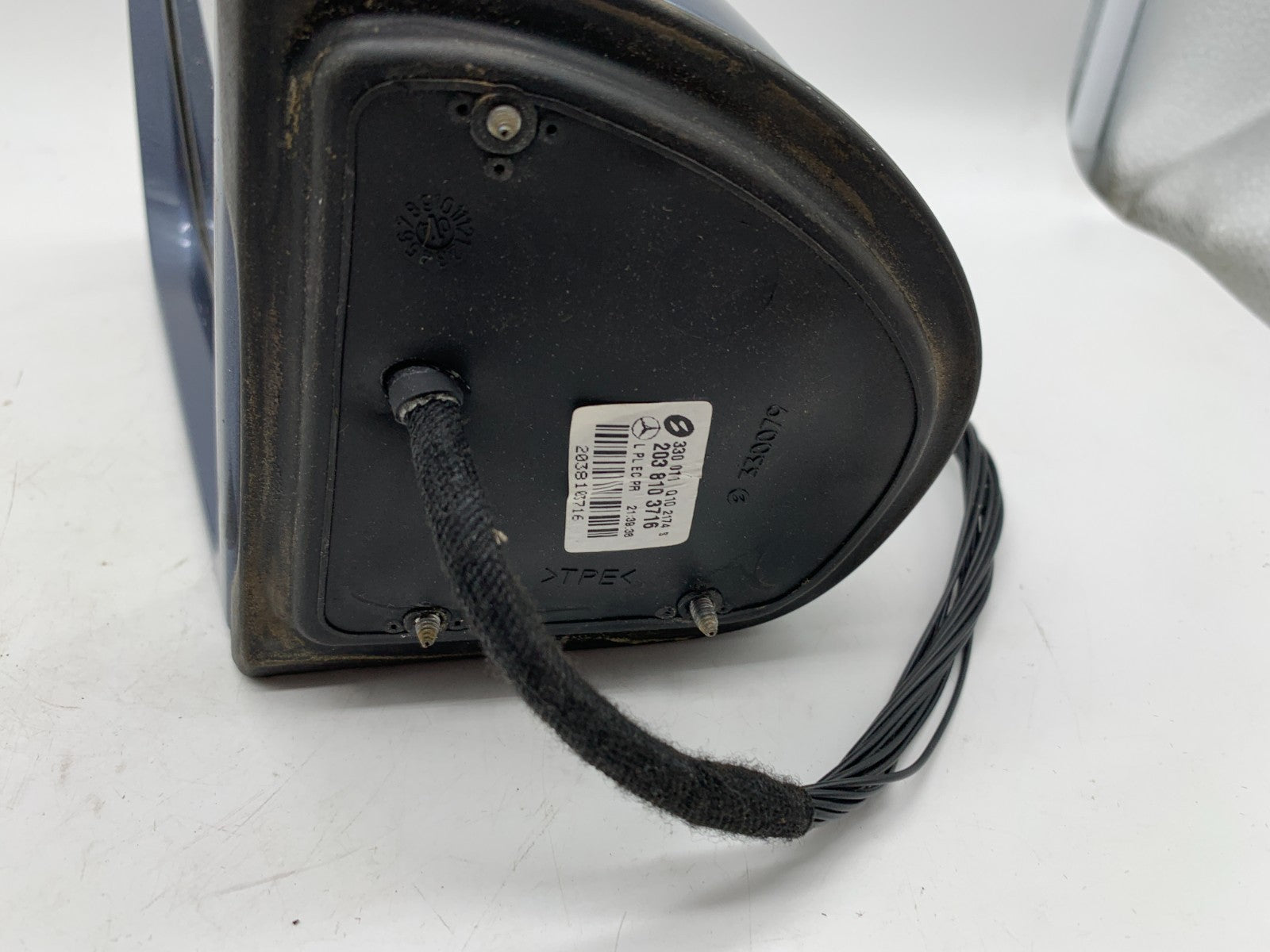 2003-2006 Mercedes E320 Driver Side View Power Door Mirror Blue OEM C03B61003