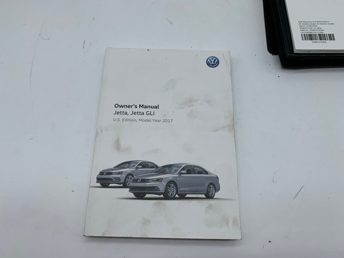 2017 Volkswagen Jetta GLI Owners Manual Set with Case OEM D03B38004