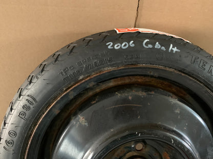 2005-2010 Chevrolet Cobalt 15" Spare Tire Wheel Compact Donut 4 Lugs T115/70D15
