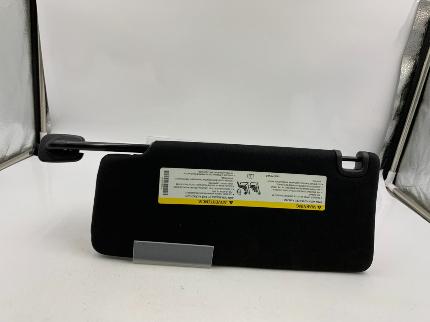 2015 Chrysler 200 Sedan Passenger Sun Visor Black OEM B02B35008