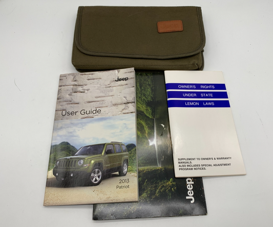 2013 Jeep Patriot Owners Manual Set with Case OEM