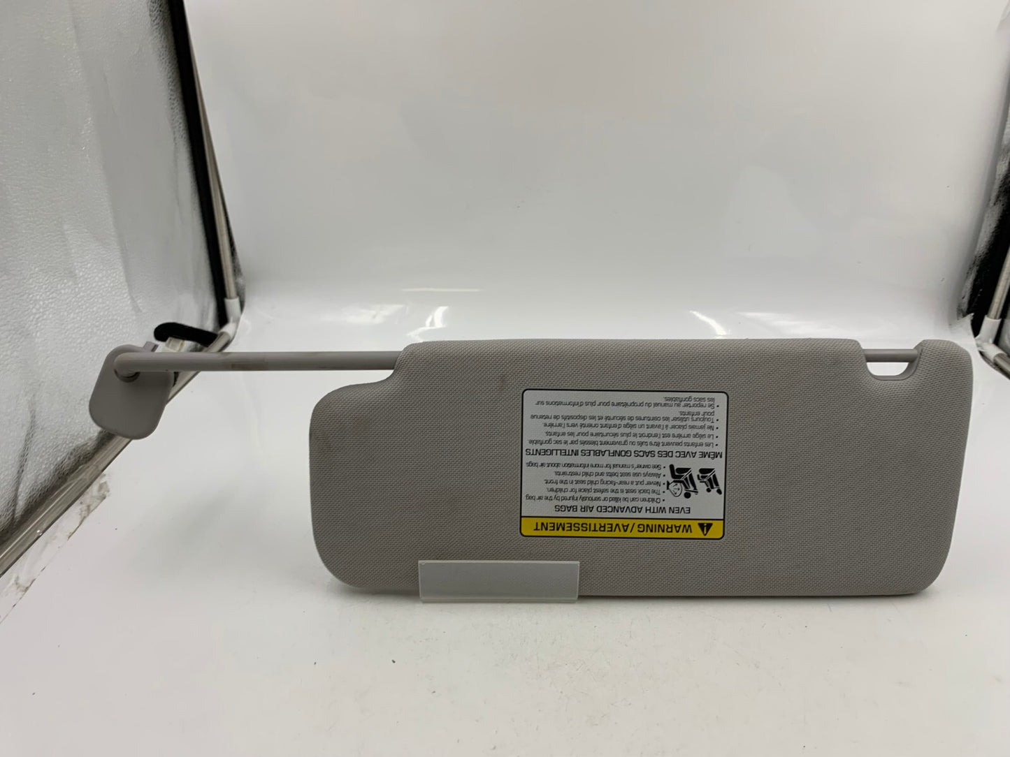 2015-2019 Hyundai Sonata Passenger Sun Visor Gray Illuminated OEM B03B49026