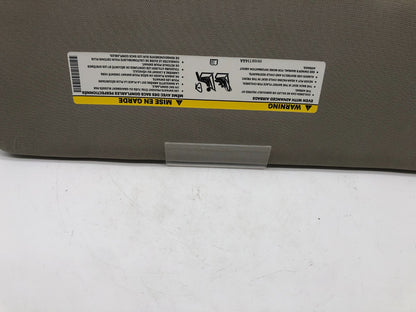 2013-2023 Dodge Ram 1500 Driver Sun Visor Gray OEM C02B53060