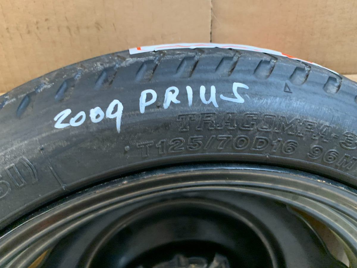 2004-2011 Toyota Prius 16" Spare Tire Compact Donut T125/70D16