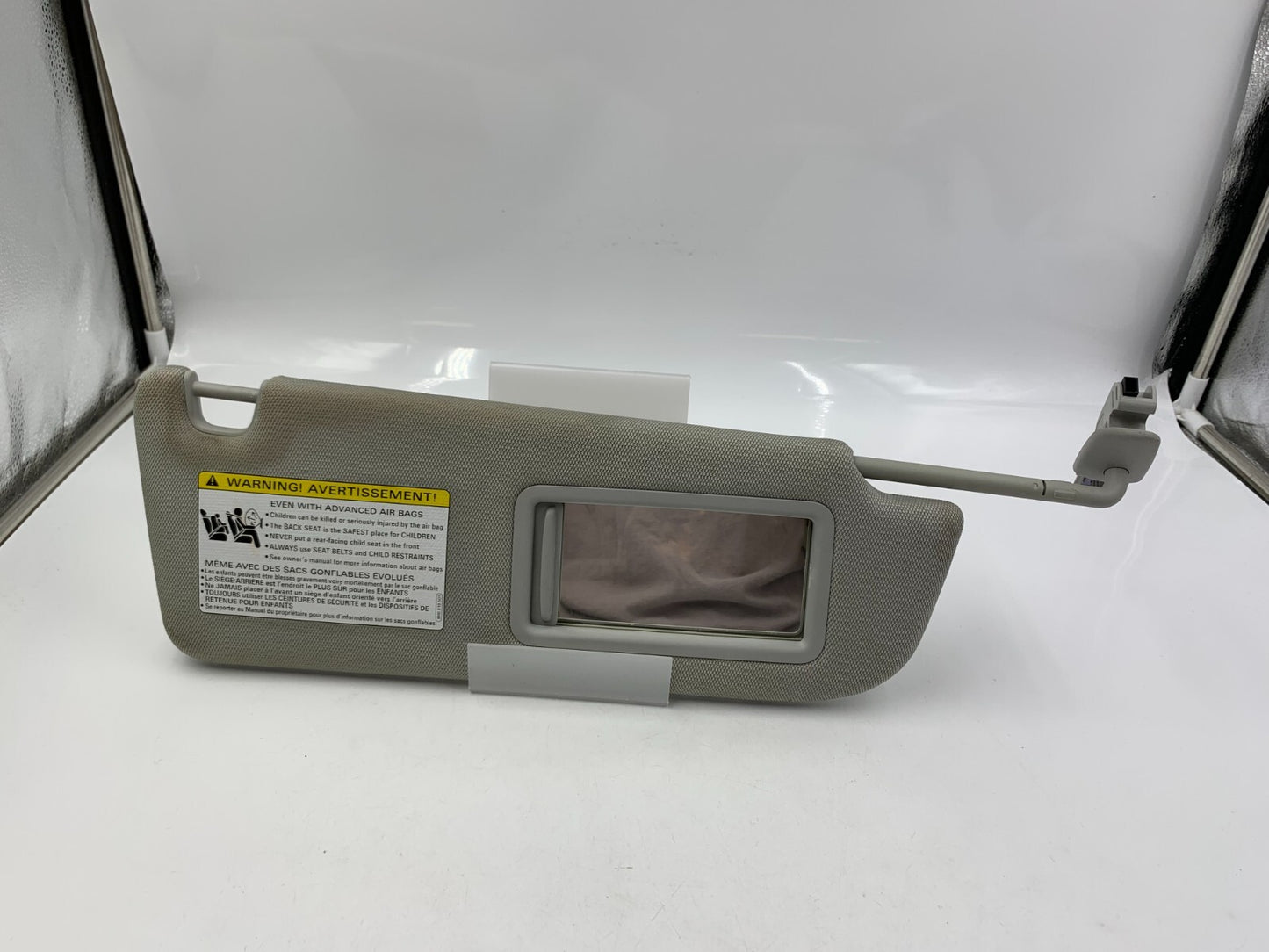 2013-2017 Audi A6 Passenger Sun Visor Gray Illuminated OEM D04B23044