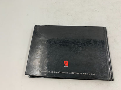 2001 Saturn S Series Owners Manual OEM E03B29047