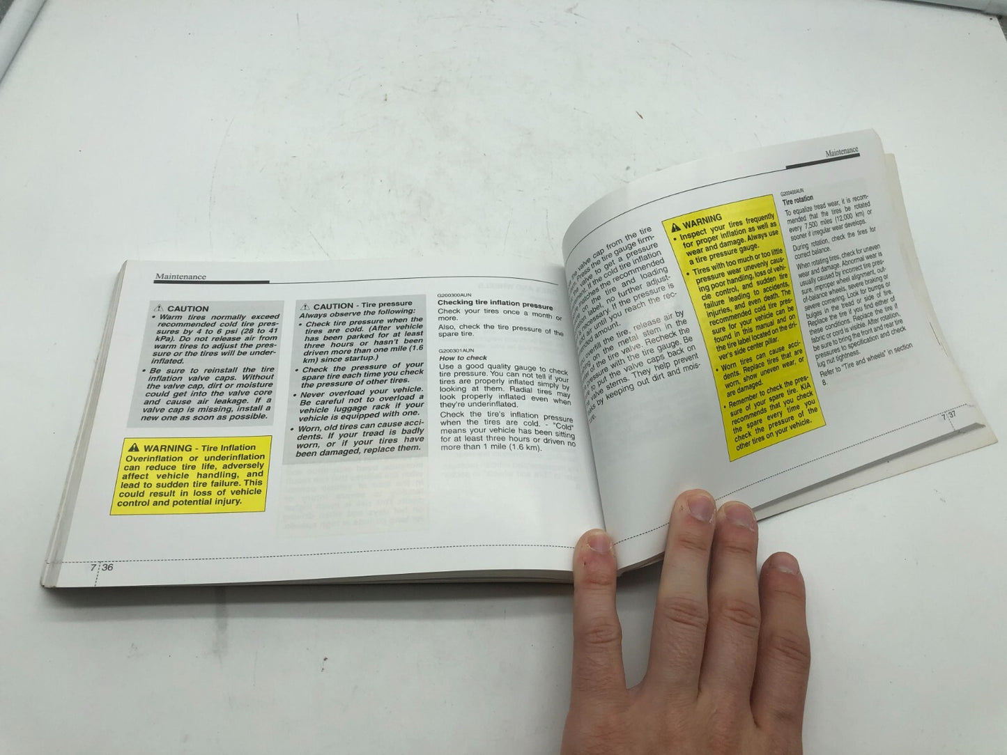 2010 Kia Sorento Owners Manual OEM A01B40008