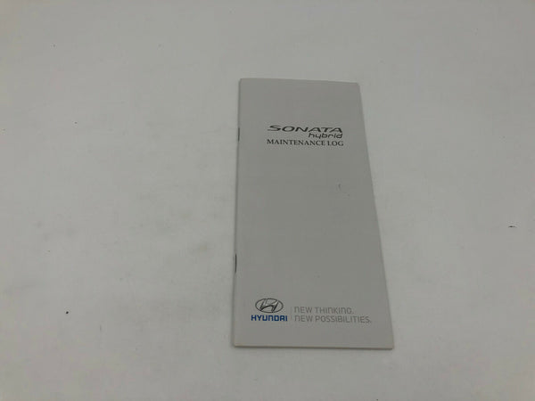 2013 Hyundai Sonata Owners Manual Set with Case I02B44007