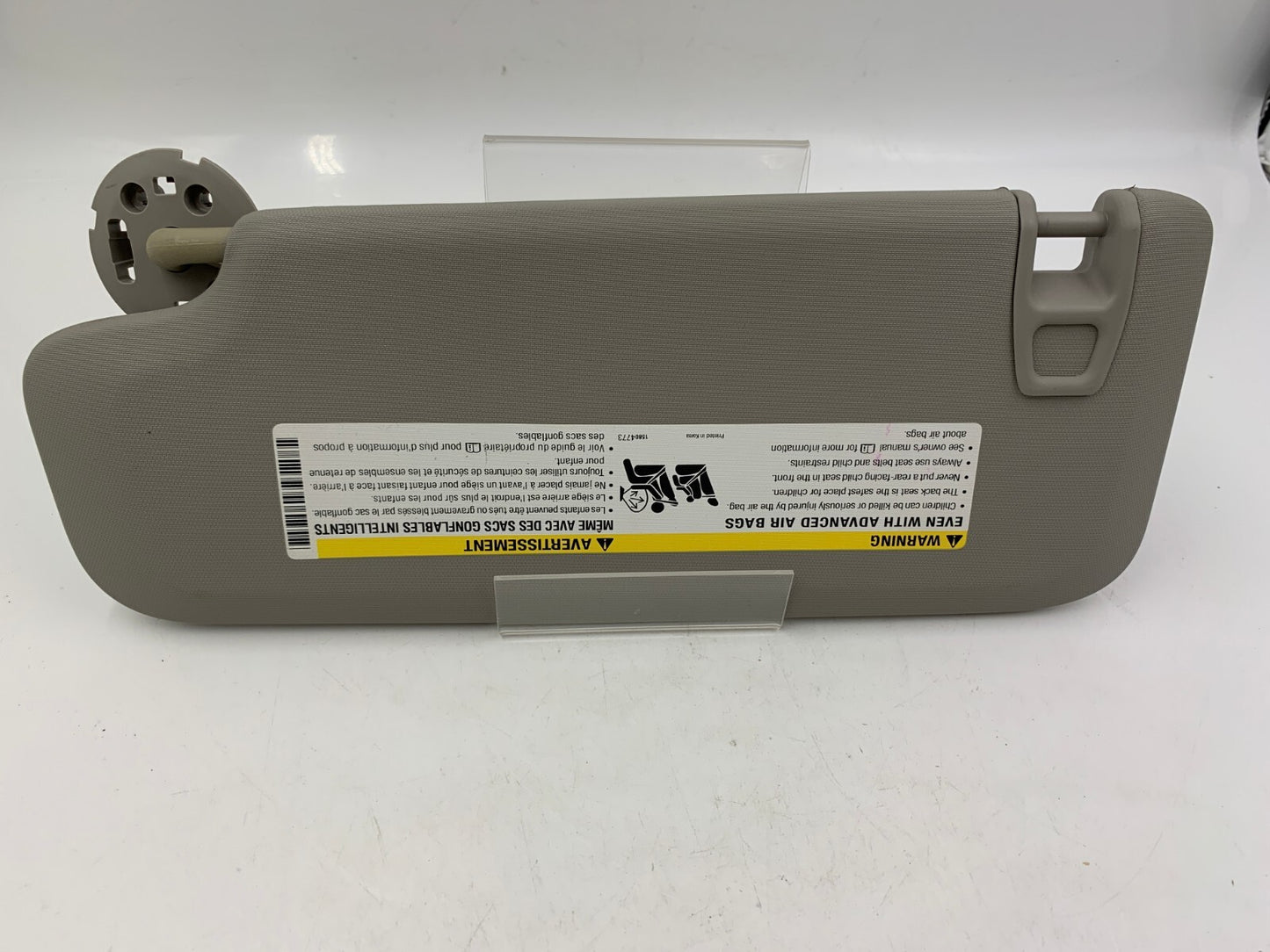 2011-2016 Chevrolet Cruze Passenger Sun Visor Gray OEM A02B03026