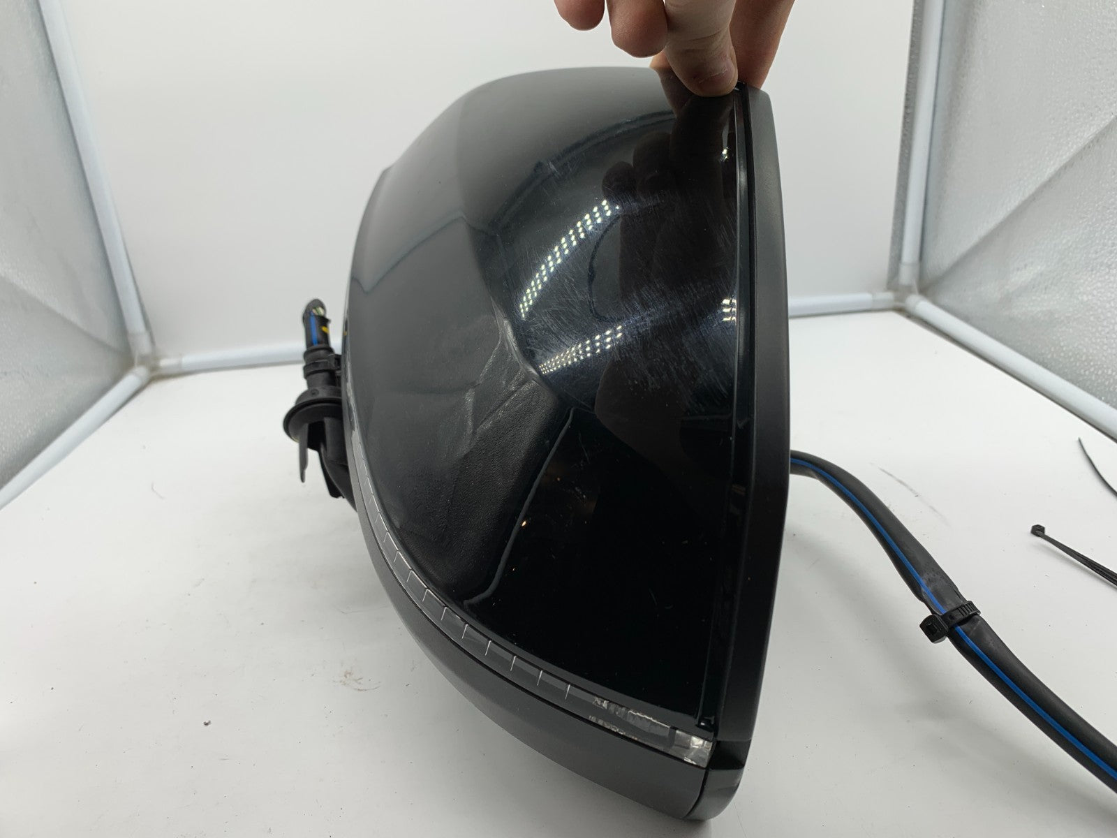 2017-2019 Audi Q7 Driver Side View Power Door Mirror Black Auto Dim OEM