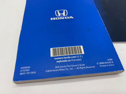 2016 Honda Pilot Owners Manual Set OEM D01B41077