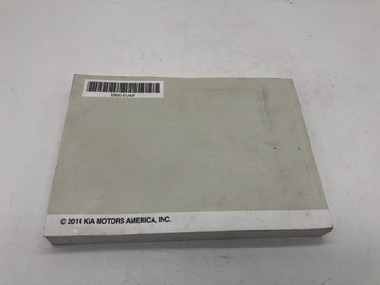 2014 Kia Soul Owners Manual OEM E01B23003