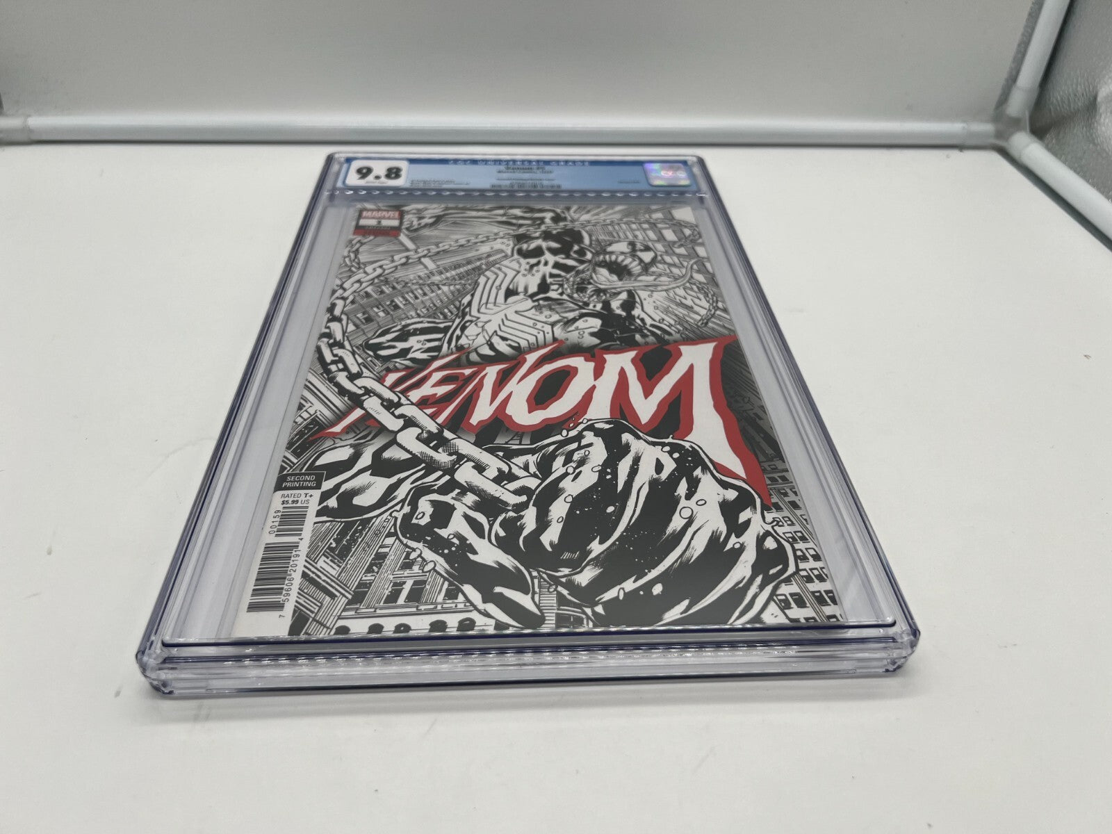 Venom #1 CGC 9.8 Bryan Hitch Second Printing Sketch Variant