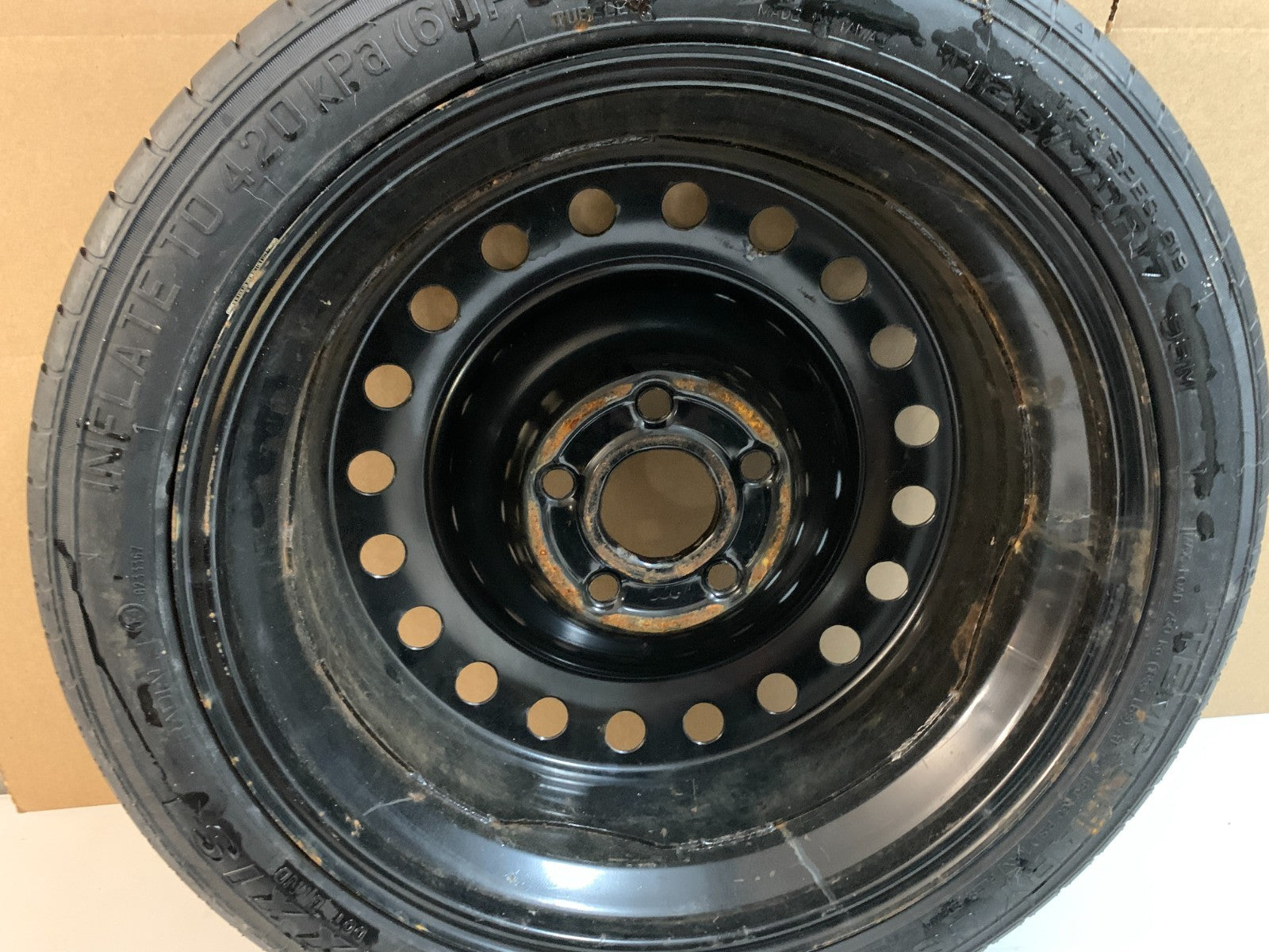 2010-2016 Buick Lacrosse 17" Spare Tire Compact Donut T125/70R17