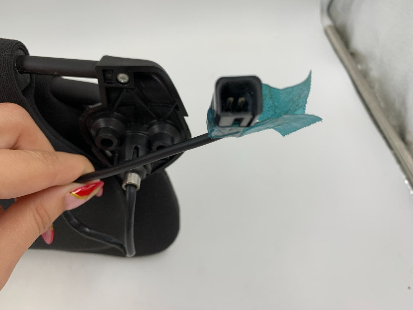 2006-2007 Cadillac DTS Passenger Sun Visor Black Illuminated OEM B01B27083