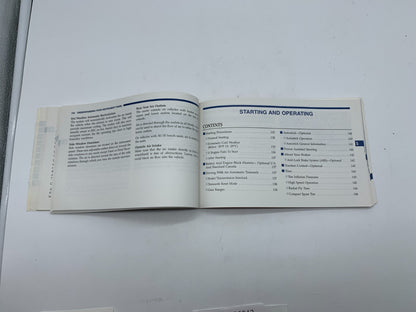 2001 Dodge Intrepid Owners Manual OEM A01B36043