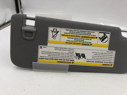 2018-2019 Chevrolet Equinox Driver Sun Visor Gray Illuminated D02B33084