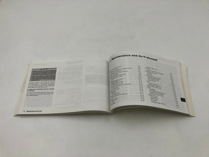 2002 Nissan Altima Owners Manual OEM D03B19006