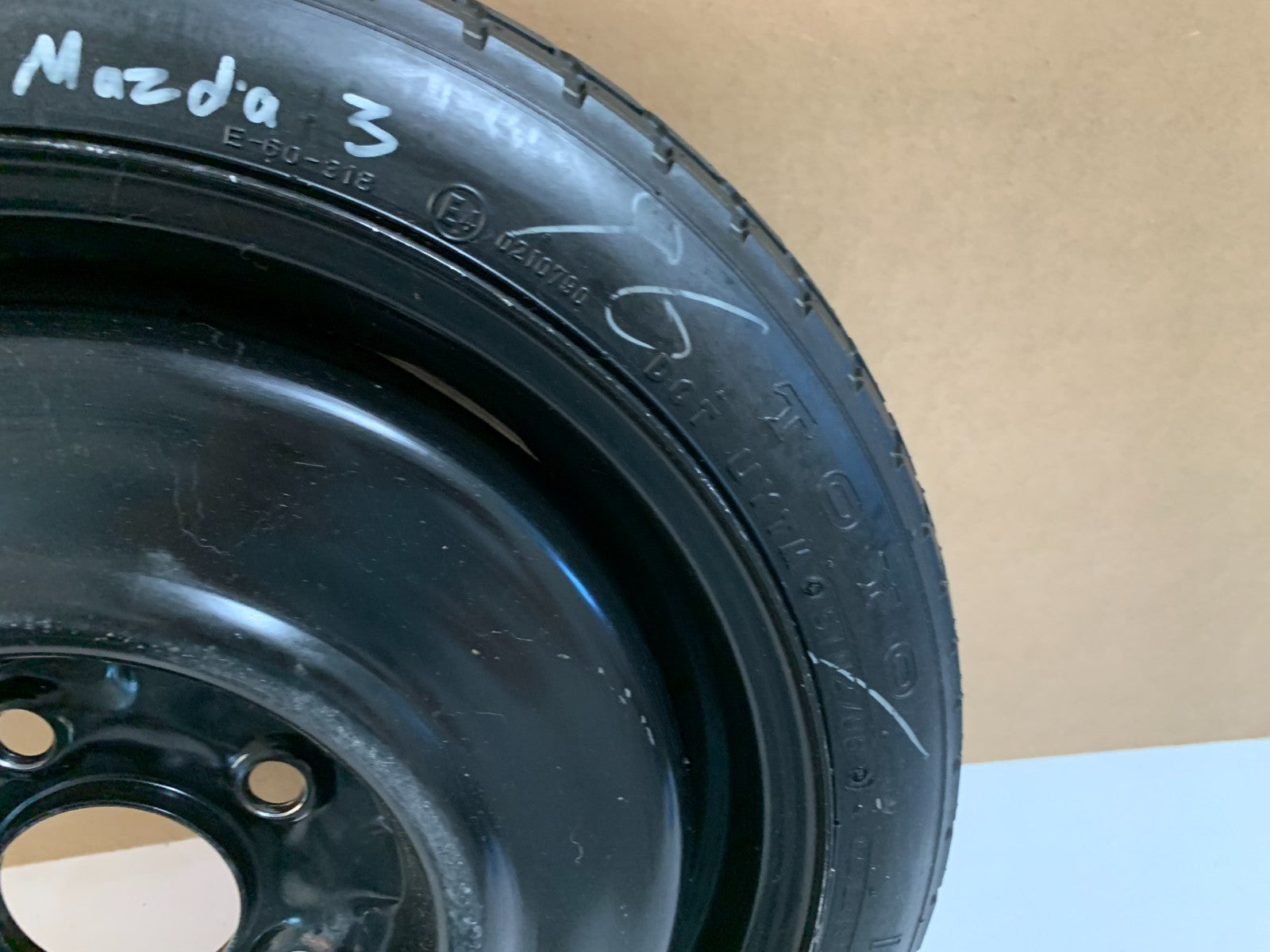2004-2009 Mazda 3 Mazda3 15" Spare Tire Compact Donut T115/70D15 OEM