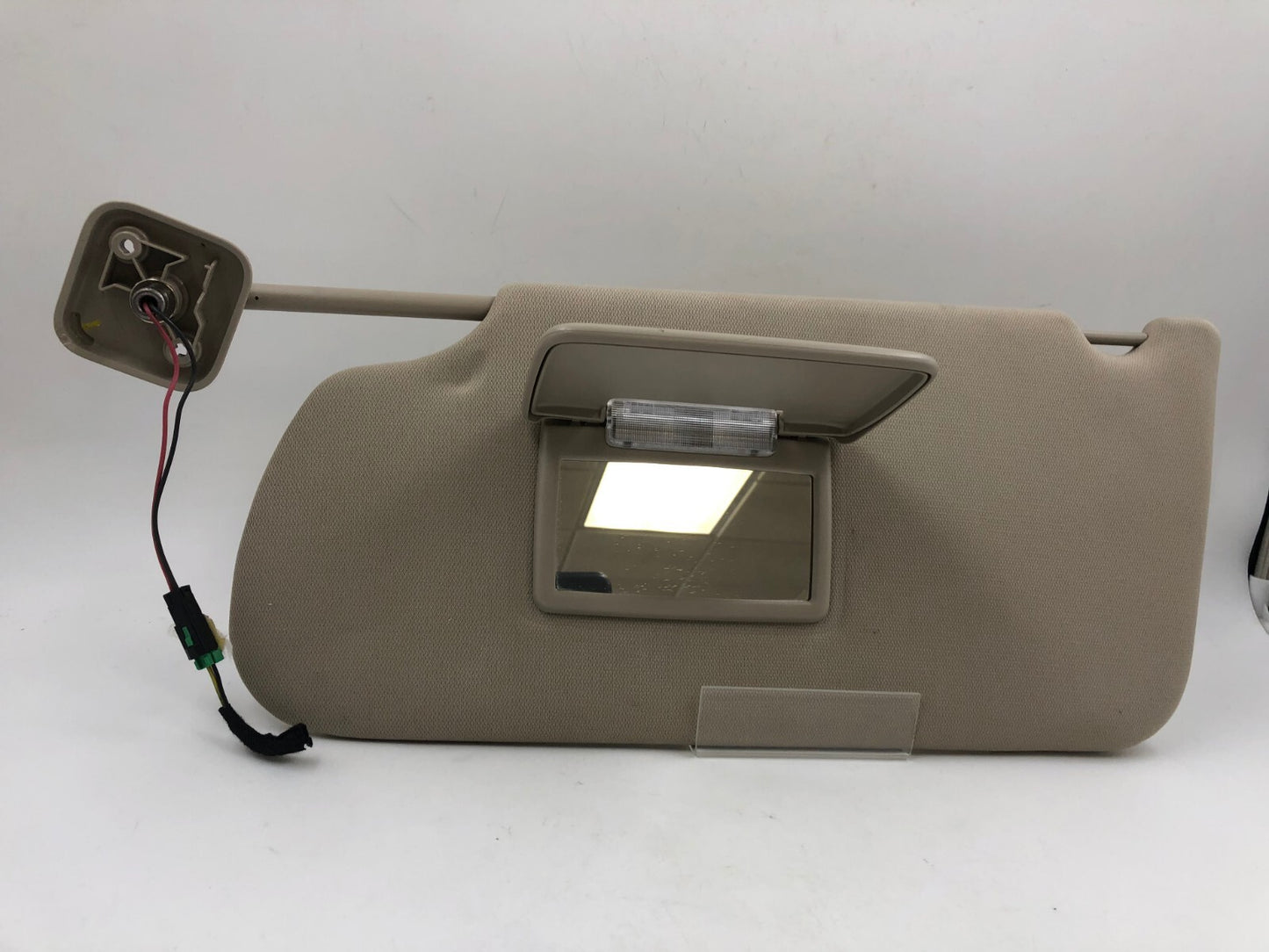 2009-2012 Ford Flex Driver Sun Visor Beige Illuminated OEM C04B19056