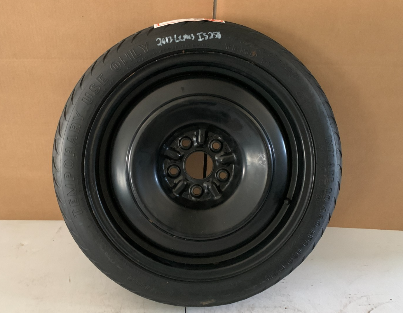 2006-2015 Lexus IS250 IS 250 17" Spare Tire Wheel Compact Donut T125/70D17