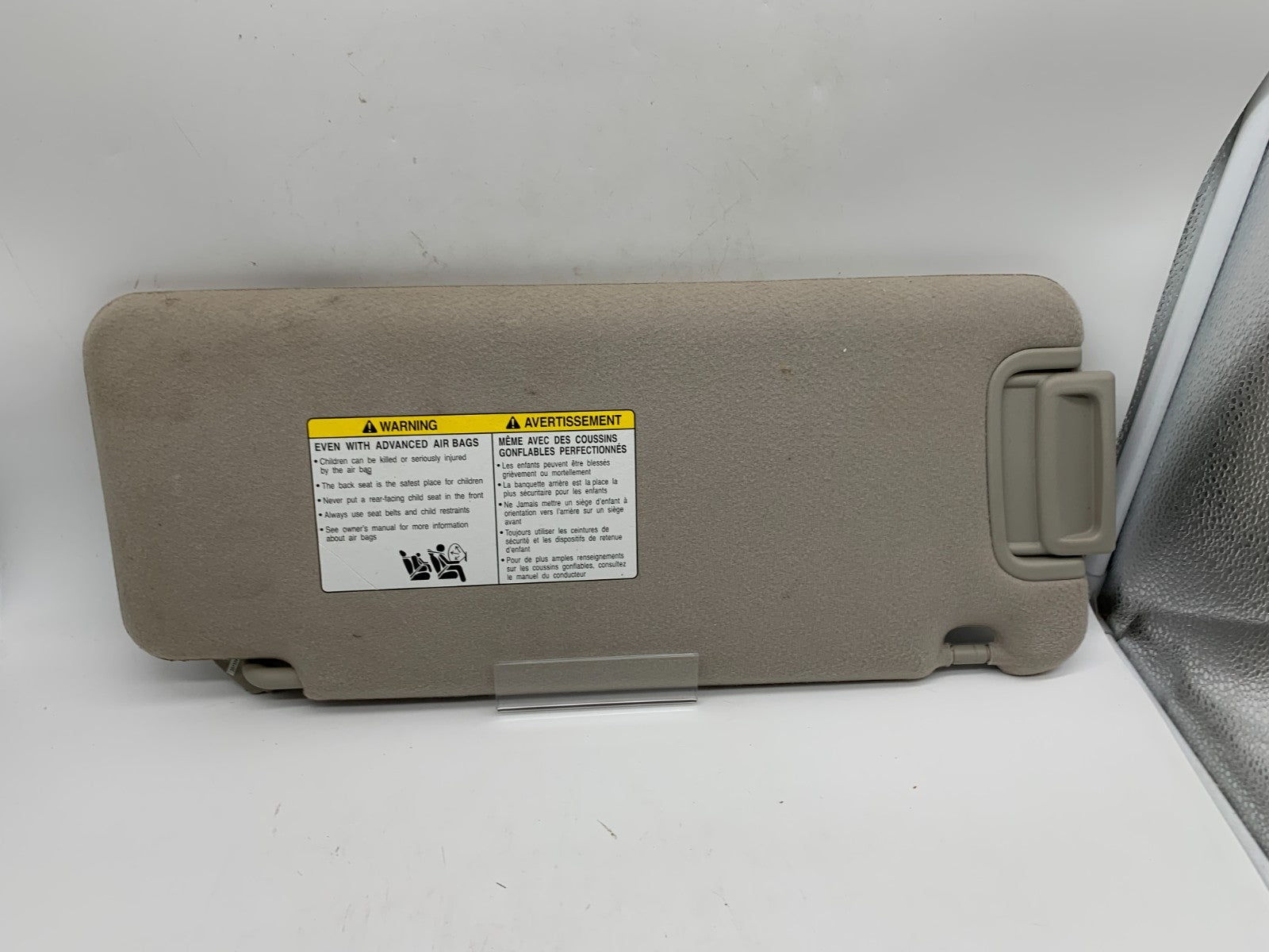2011-2017 Nissan Quest Driver Sun Visor Sunvisor Gray Illuminated C03B41001
