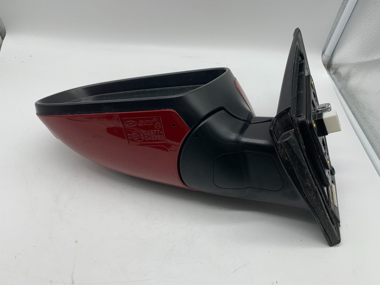 2018-2021 Hyundai Kona Driver Side View Power Door Mirror Red BSA B03B56011
