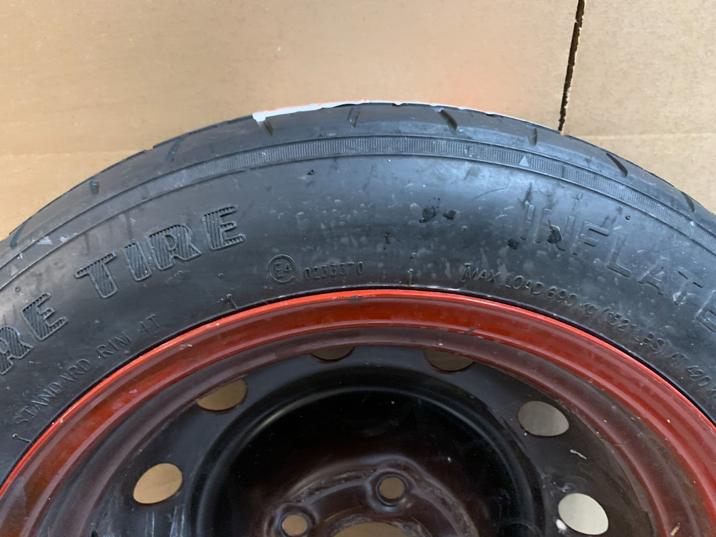2013-2020 Hyundai Elantra 15" Spare Tire Compact Donut T125/80D15
