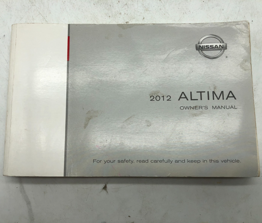 2012 Nissan Altima Owners Manual OEM A02B42002