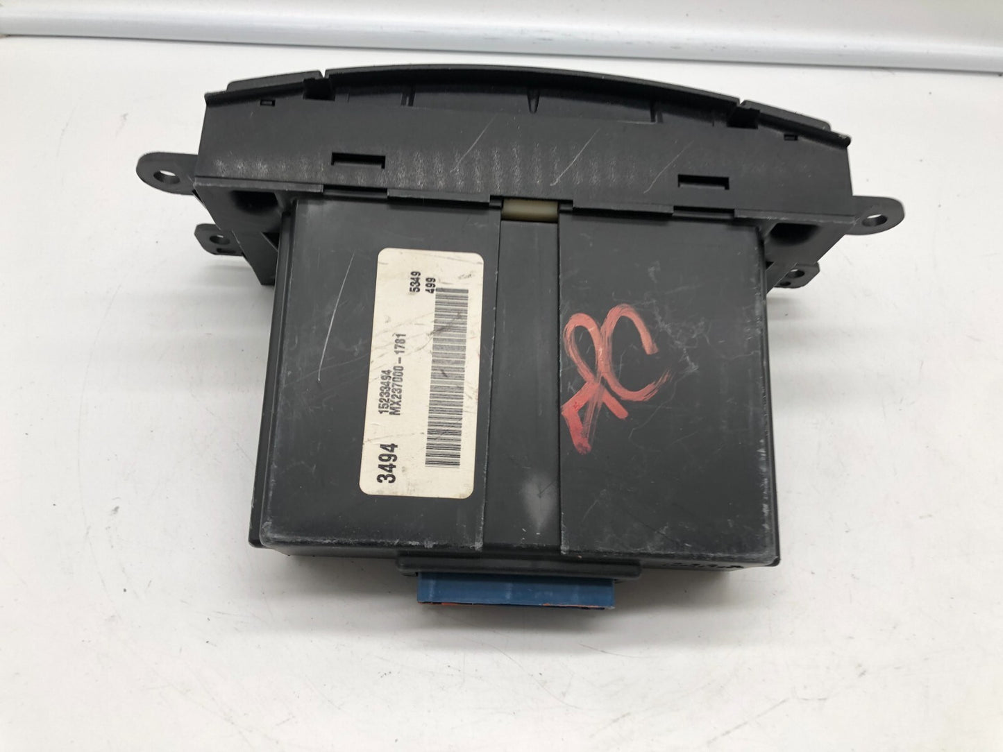 2005-2006 Cadillac SRX AC Heater Climate Control Unit OEM A01B08054
