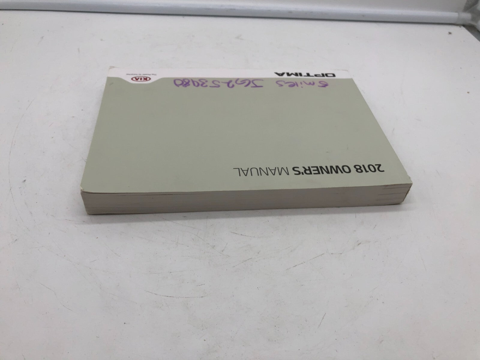 2018 Kia Optima Owners Manual OEM A01B31012