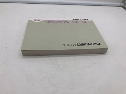 2018 Kia Optima Owners Manual OEM A01B31012