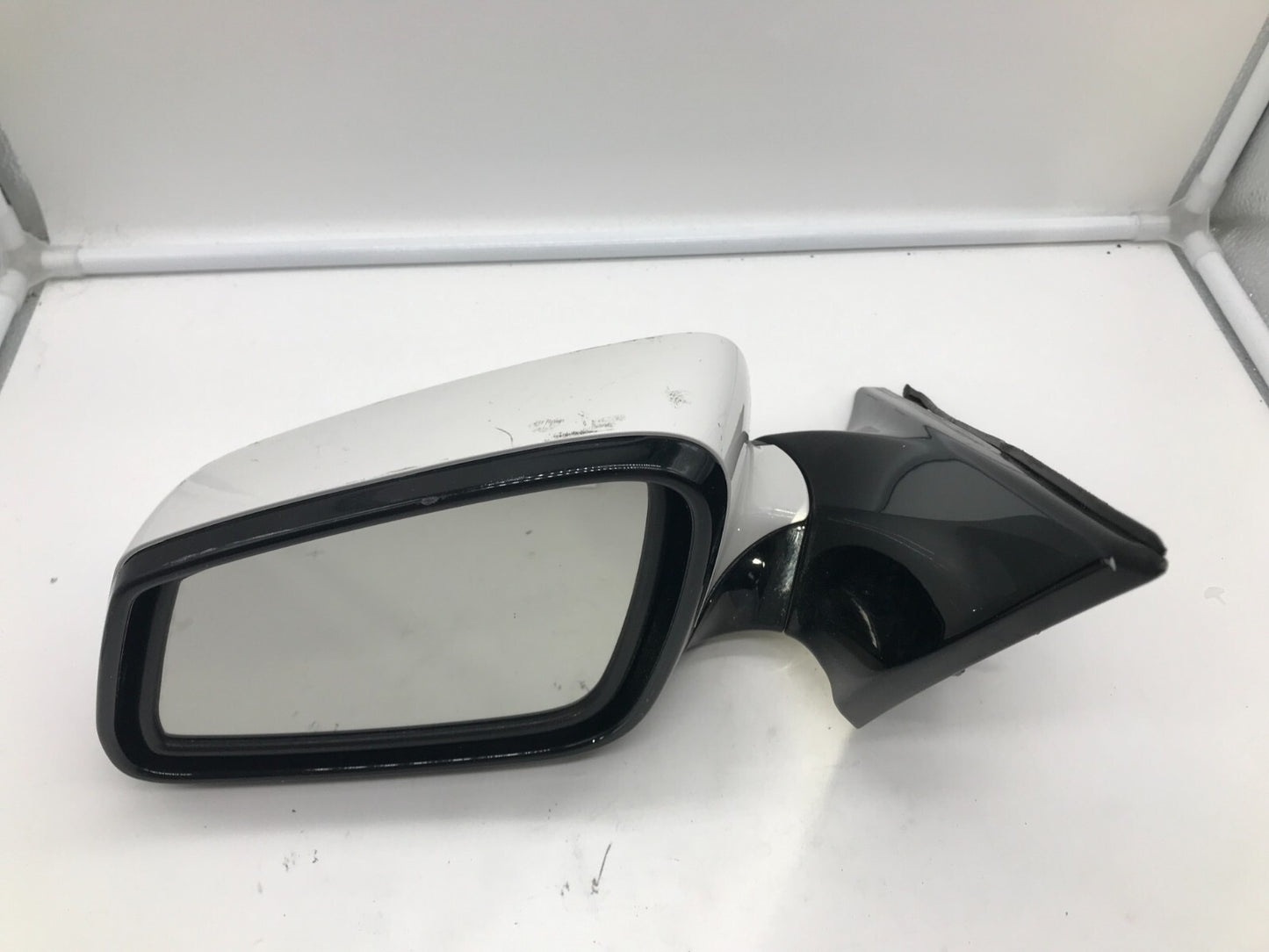 2009-2012 BMW 750i Driver Side View Power Door Mirror White OEM B01B37028