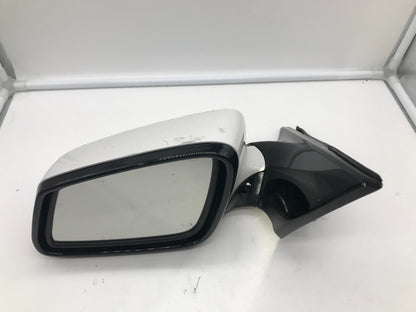 2009-2012 BMW 750i Driver Side View Power Door Mirror White OEM B01B37028