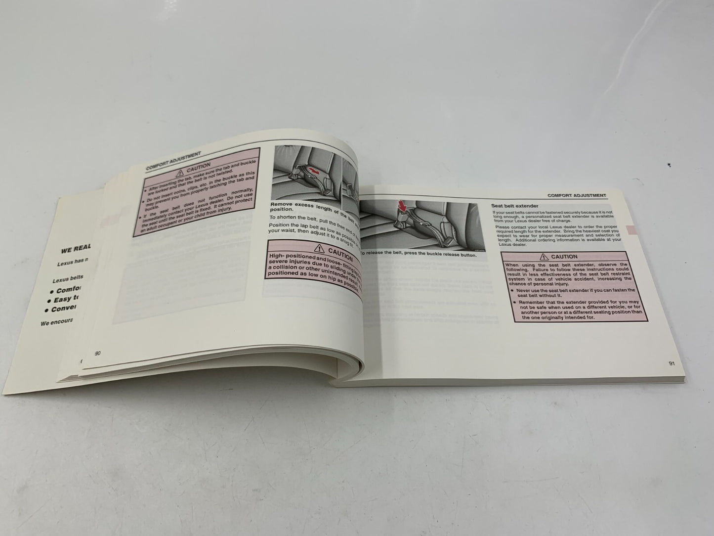 2000 Lexus ES300 Owners Manual Set with Case OEM D04B24043