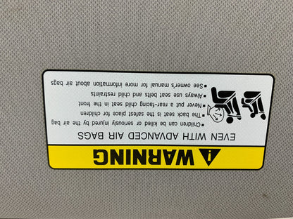 2014-2017 Hyundai Accent Driver Sun Visor Gray OEM C01B01006