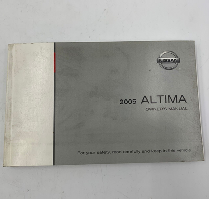 2005 Nissan Altima Owners Manual OEM D04B65006