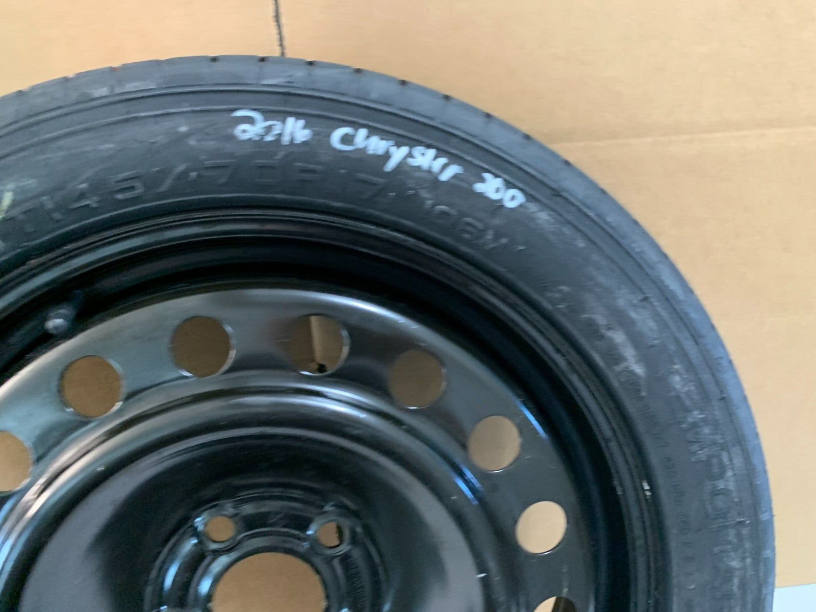 2015-2017 Chrysler 200 17" Spare Tire with Jack Kit Compact Donut T145/70R17