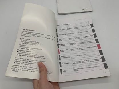 2014 Toyota Camry Owners Manual Set OEM D03B10005